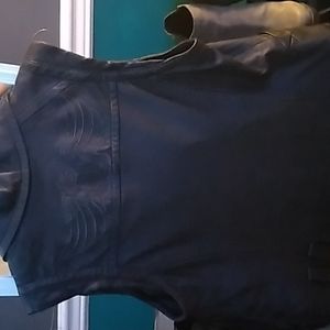 REAL LEATHER Harley Davidson leather vest